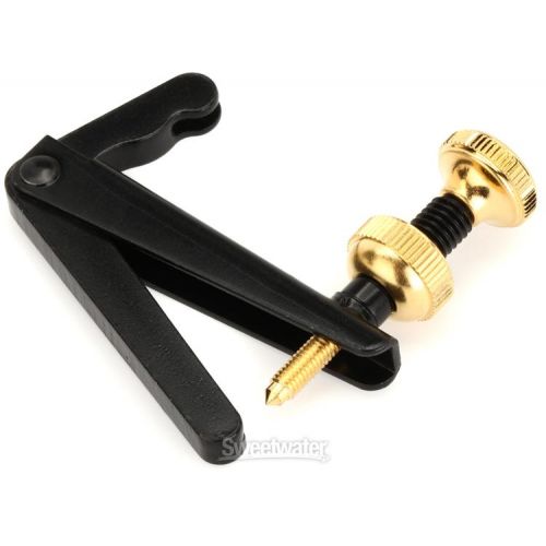  Wittner Stable-style Fine Tuner for 4/4- and 3/4-size Cello - Black with Gold Screw