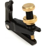 Wittner Stable-style Fine Tuner for 1/2-1/4-size Violin - Black with Gold Screws