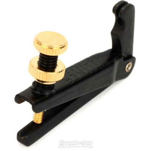  Wittner Stable-style Fine Tuner for 15-inch+ Viola (4-Pack) - Black with Gold Screw