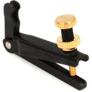 Wittner Stable-style Fine Tuner for 15-inch+ Viola - Black with Gold Screw, Wide