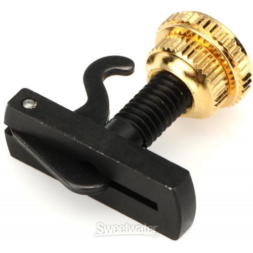  Wittner Hill-style Fine Tuner for 4/4-size and 3/4-size Violin and Viola - Black with Gold Screw