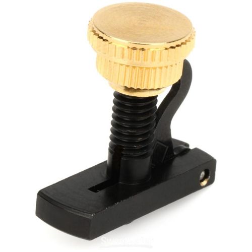  Wittner Hill-style Fine Tuner for 4/4-size and 3/4-size Violin and Viola - Black with Gold Screw