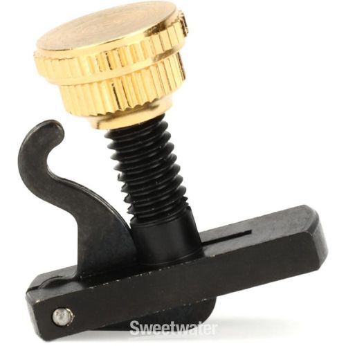  Wittner Hill-style Fine Tuner for 4/4-size and 3/4-size Violin and Viola - Black with Gold Screw