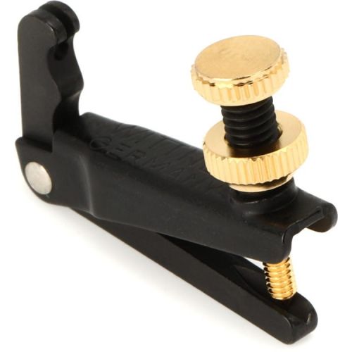  Wittner Stable-style Fine Tuner for 4/4-3/4-size Violin (2-Pack) - Black with Gold Screw