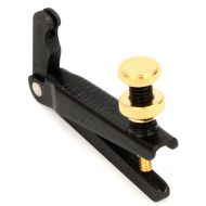 Wittner Stable-style Fine Tuner for 15-inch+ Viola - Black with Gold Screw