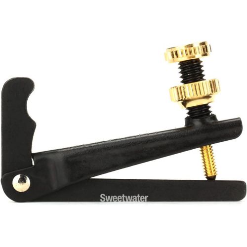  Wittner Stable-style Fine Tuner for 15-inch+ Viola - Black with Gold Screw