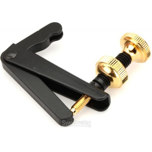  Wittner Stable-style Fine Tuner for 1/2- and 1/4-size Cello - Black with Gold Screw