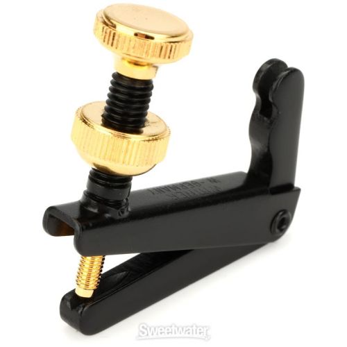  Wittner Stable-style Fine Tuner for 1/2- and 1/4-size Cello - Black with Gold Screw