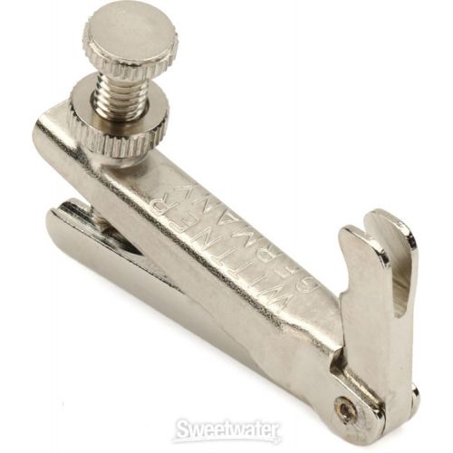  Wittner Stable-style Fine Tuner for 15-inch+ Viola - Nickel-plated, Wide