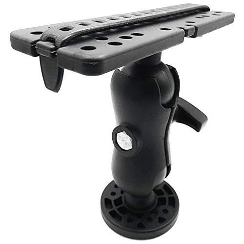  [아마존베스트]wivarra Ball Holder with Fish Finder and Universal Mounting Plate Kayak Accessories