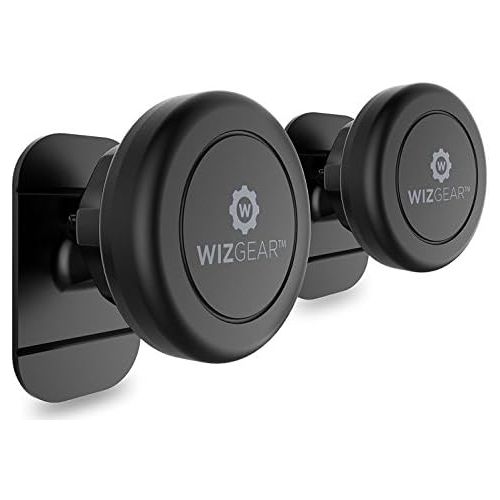  [아마존베스트]Magnetic Mount, WizGear Universal Stick On (2 Pack) Dashboard Magnetic Car Mount Holder, for Cell Phones and Mini Tablets with Fast Swift-snap Technology, Magnetic Cell Phone Mount