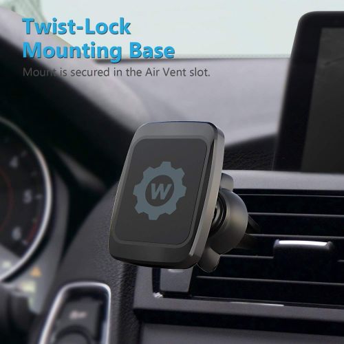  [아마존베스트]Magnetic Phone Car Mount, WizGear Universal Twist-Lock Air Vent Magnetic Car Mount Holder, for Cell Phones with Fast Swift-snap Technology