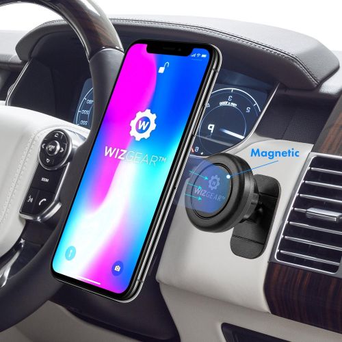  [아마존베스트]WizGear Magnetic Mount, Universal Stick-On Dashboard Magnetic Car Mount Holder, for Cell Phones and Mini Tablets with Fast Swift-snap Technology, Magnetic Cell Phone Mount