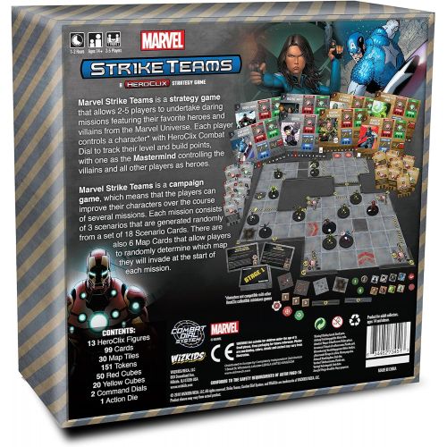  WizKids Marvel Strike Teams Strategy Game