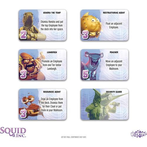  WizKids - Squid Inc., Strategy Board Game. 2-4 Players, 60 Minute Playing time, 14+