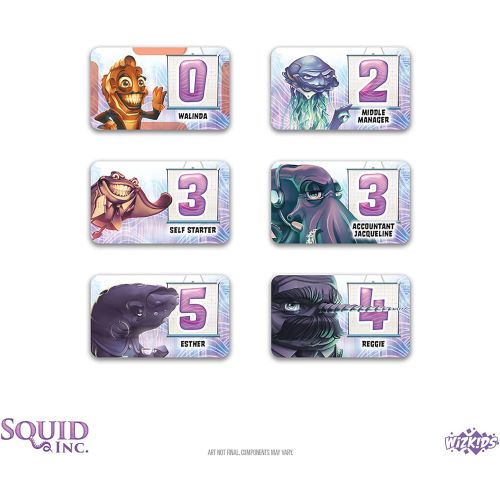  WizKids - Squid Inc., Strategy Board Game. 2-4 Players, 60 Minute Playing time, 14+