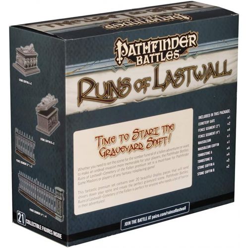  WizKids Pathfinder Battles: Ruins of Lastwall - Cemetery of The Fallen Premium Set Game