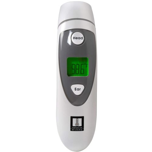  Wizard Research Laboratories Temperature Wizard Forehead & Ear Thermometer for All Ages