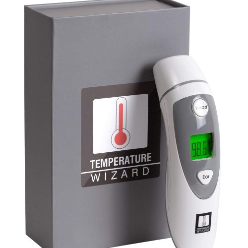  Wizard Research Laboratories Temperature Wizard Forehead & Ear Thermometer for All Ages