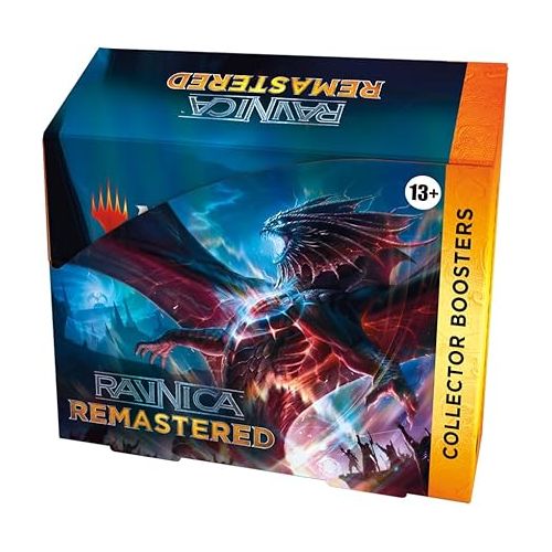  Magic: The Gathering Ravnica Remastered Collector Booster Box - 12 Packs (180 Magic Cards)