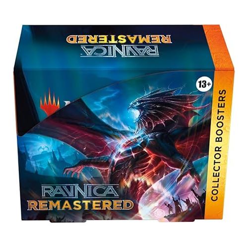  Magic: The Gathering Ravnica Remastered Collector Booster Box - 12 Packs (180 Magic Cards)