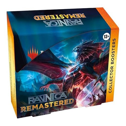  Magic: The Gathering Ravnica Remastered Collector Booster Box - 12 Packs (180 Magic Cards)