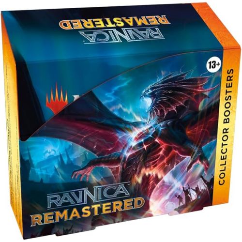  Magic: The Gathering Ravnica Remastered Collector Booster Box - 12 Packs (180 Magic Cards)