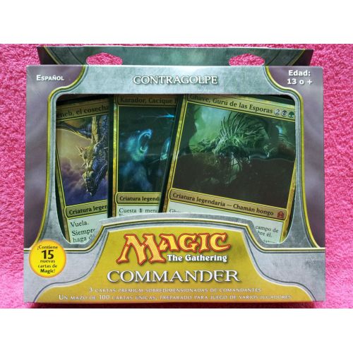  Wizards of the Coast SPANISH Magic MTG 2011 Commander C11 Sealed Counterpunch Deck RARE the Gathering