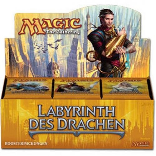  Wizards of the Coast GERMAN Magic MTG Dragons Maze DGM Factory Sealed Booster Pack Box the Gathering