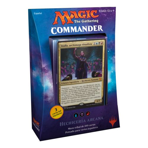  Wizards of the Coast SPANISH Magic MTG 2017 Commander C17 Sealed Arcane Wizardry Deck The Gathering