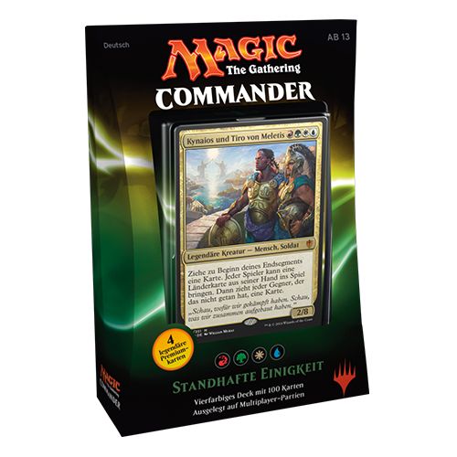  Wizards of the Coast GERMAN Magic MTG 2016 Commander C16 Sealed Stalwart Unity Deck The Gathering