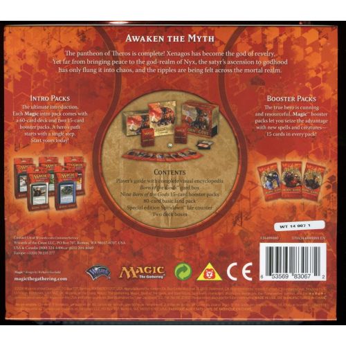  Wizards of the Coast Magic the Gathering MTG BORN OF THE GODS Factory Sealed Fat Pack - Brand New