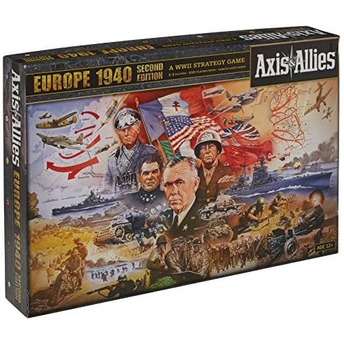  Wizards of the Coast Axis and Allies Europe 1940 2nd Edition Board Game