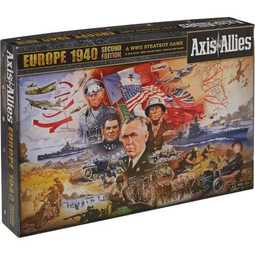  Wizards of the Coast Axis and Allies Europe 1940 2nd Edition Board Game