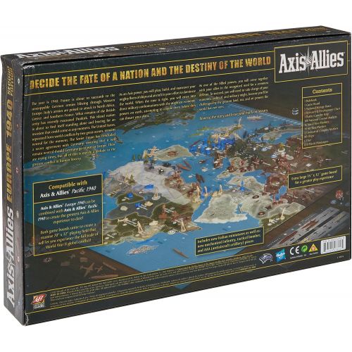  Wizards of the Coast Axis and Allies Europe 1940 2nd Edition Board Game