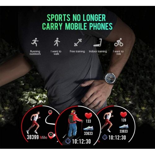  Wkgre N58 1.22Inch ECG Display Customized Activity Waterproof Pedometer Blood Pressure Heart Rate Monitor 3D UI Smart Watch