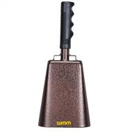 Wmm 10 Inch Steel Cowbell with Handle Cheering Bell for Sports Events Large Solid School Bells & Chimes Percussion Musical Instruments Call Bell Alarm(Copper)