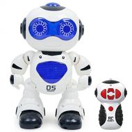Wokee Fernbedienung Astronaut Roboter Walking Musik Spielwaren Sing Dance Programmable mit LED Licht fuer Kinder