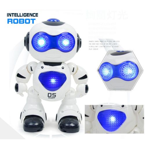  Wokee Fernbedienung Astronaut Roboter Walking Musik Spielwaren Sing Dance Programmable mit LED Licht fuer Kinder