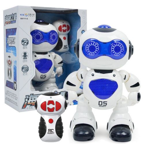  Wokee Fernbedienung Astronaut Roboter Walking Musik Spielwaren Sing Dance Programmable mit LED Licht fuer Kinder