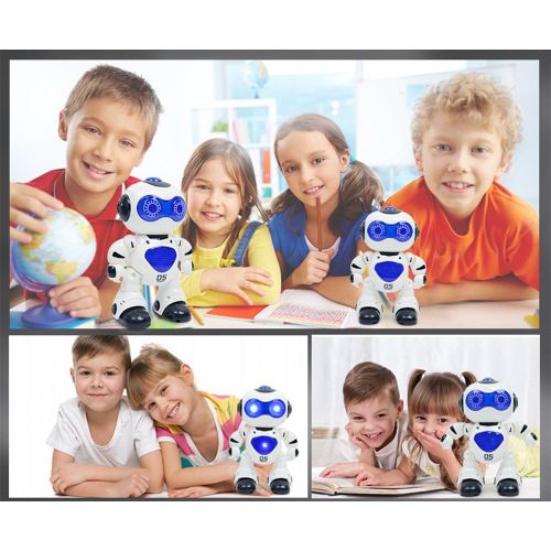  Wokee Fernbedienung Astronaut Roboter Walking Musik Spielwaren Sing Dance Programmable mit LED Licht fuer Kinder