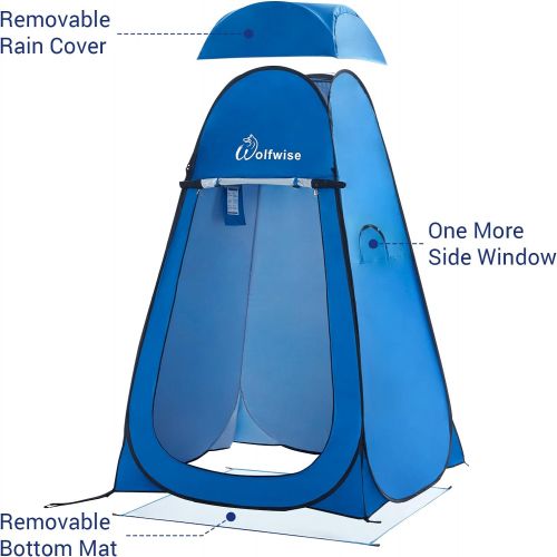  [아마존베스트]WolfWise Pop Up Privacy Shower Tent Portable Outdoor Sun Shelter Camp Toilet Changing Dressing Room