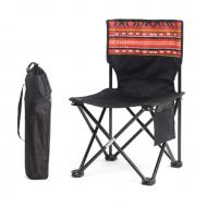 WolfWise DPPAN Foldable Camp Chair, Breathable Comfortable Portable Lightweight Compact Supports 250 lbs with Pocket,Black