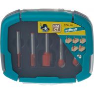 [아마존베스트]Wolfcraft 8753000 1x Set Chamfter Bit Set in Wooden Box 5 Piece