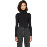 Wolford Black Colorado String Turtleneck Bodysuit