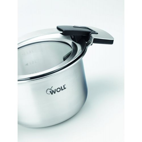  Woll 116CO Concept - 5-ply Edelstahltopf, 16 cm oe, 10 cm hoch, 2 L, inklusiv Deckel