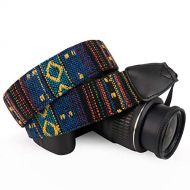Wolven Pattern Canvas Camera Neck Shoulder Strap Belt for Men/Women Compatible with All DSLR/SLR/Nikon/Canon/Sony etc, 10