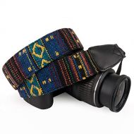 Wolven Pattern Canvas Camera Neck Shoulder Strap Belt for Men/Women Compatible with All DSLR/SLR/Nikon/Canon/Sony etc, 10