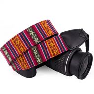Wolven Pattern Canvas Camera Neck Shoulder Strap Belt for Men/Women Compatible with All DSLR/SLR etc, 06