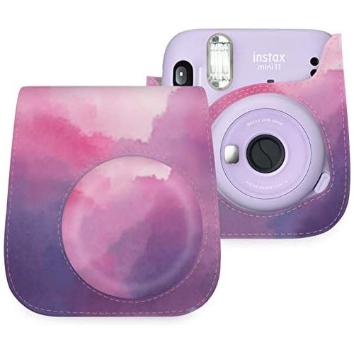  WOLVEN Protective Case Bag Purse Compatible with Mini 11 Camera, (PurpleC)